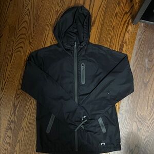 Under Armour Women’s Black Hooded Rain Jacket